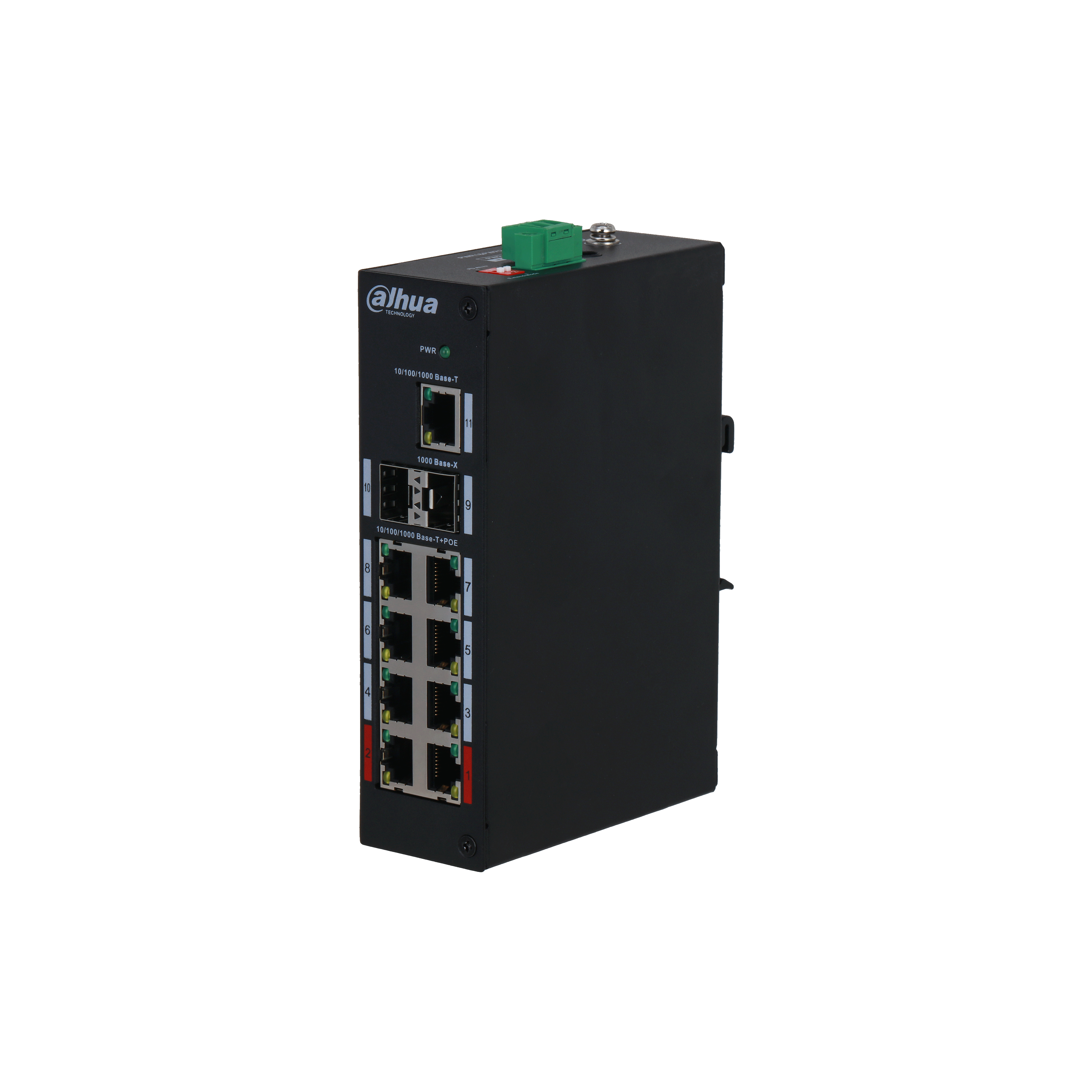 Dahua PoE switch, kültéri, nem menedzselhető, PoE port 8 db