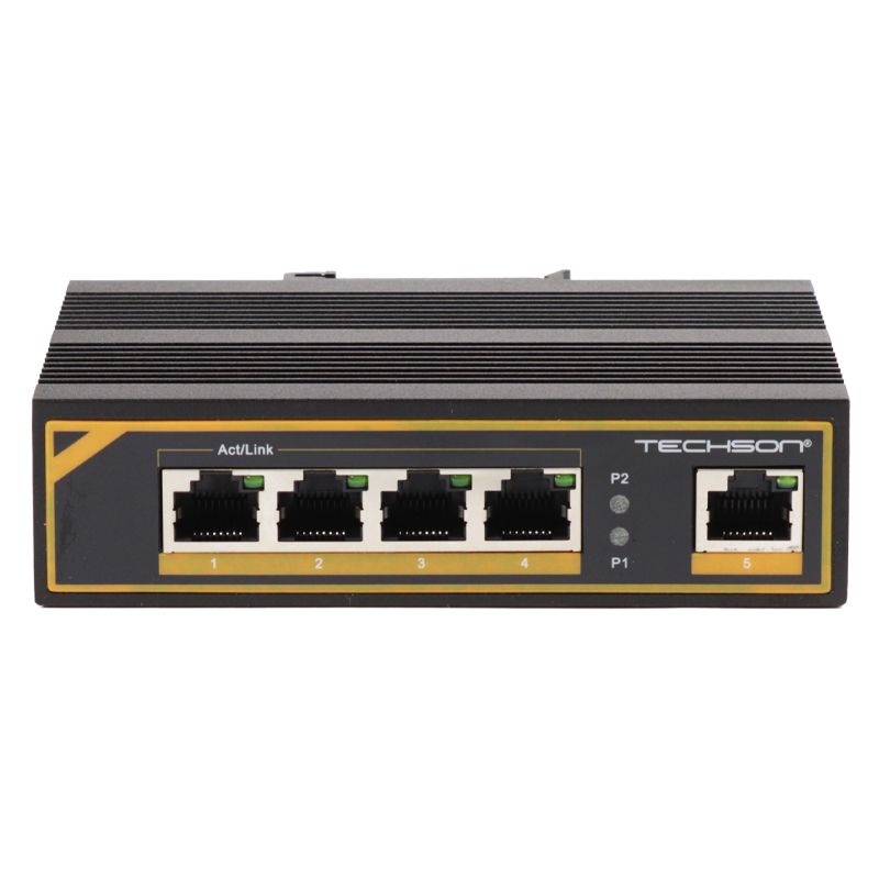 Techson TCS IGP04 1G 5 portos PoE switch