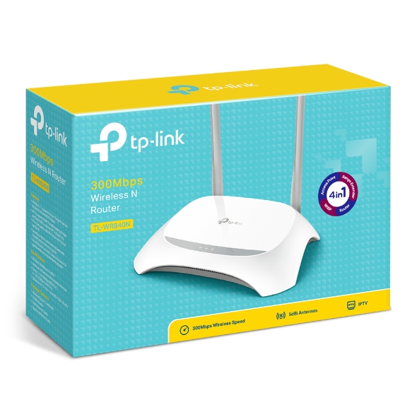 TP-Link TL-WR840N 300 Mb/s vezeték nélküli N-es router