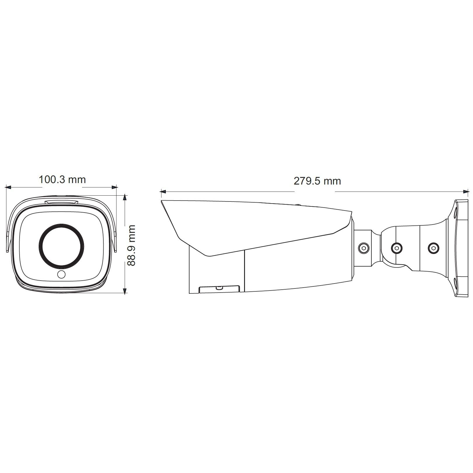 Techson TCA EB2 C105 IH70 Z4 5 Mpx-es Analóg HD kamera