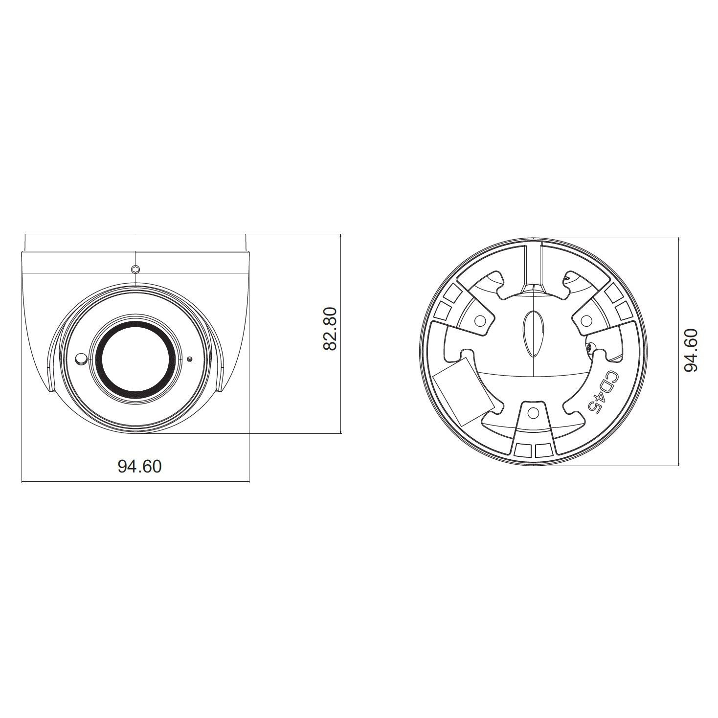 Techson TCA EB2 E008 IH -2.8 8 Mpx-es Analóg HD kamera