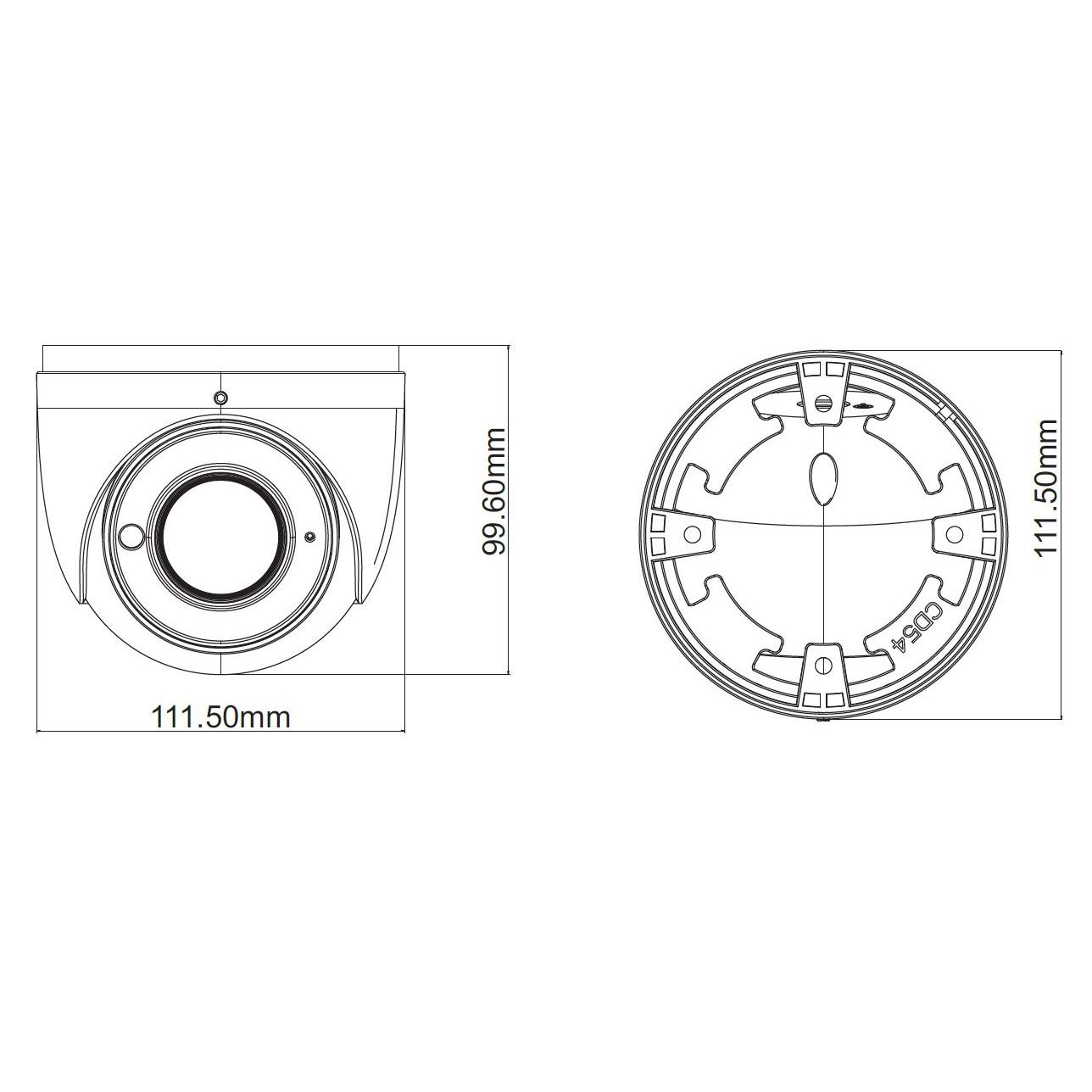 Techson TCA EB2 E108 IH50 Z4 8 Mpx-es Analóg HD kamera