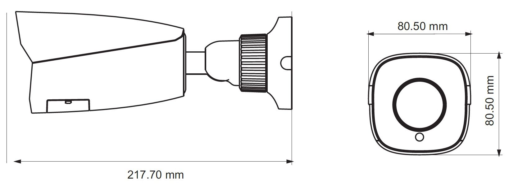 Techson TCI ES4 C002 WH AM -2.8 2 Mpx-es IP kamera