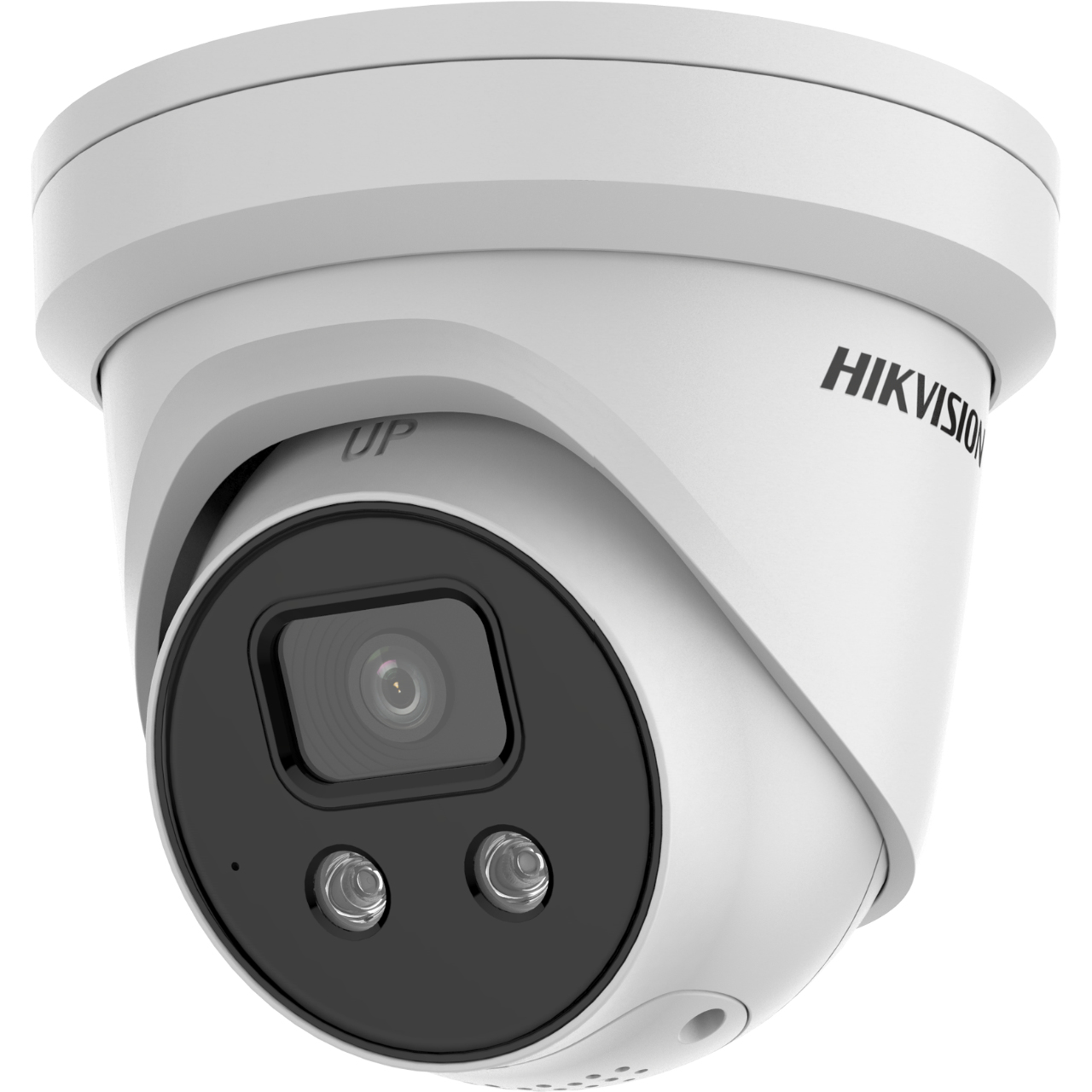 Hikvision 8 MP WDR fix EXIR AcuSense IP dóm, 2,8mm; mikrofon; fény- és hangriasz