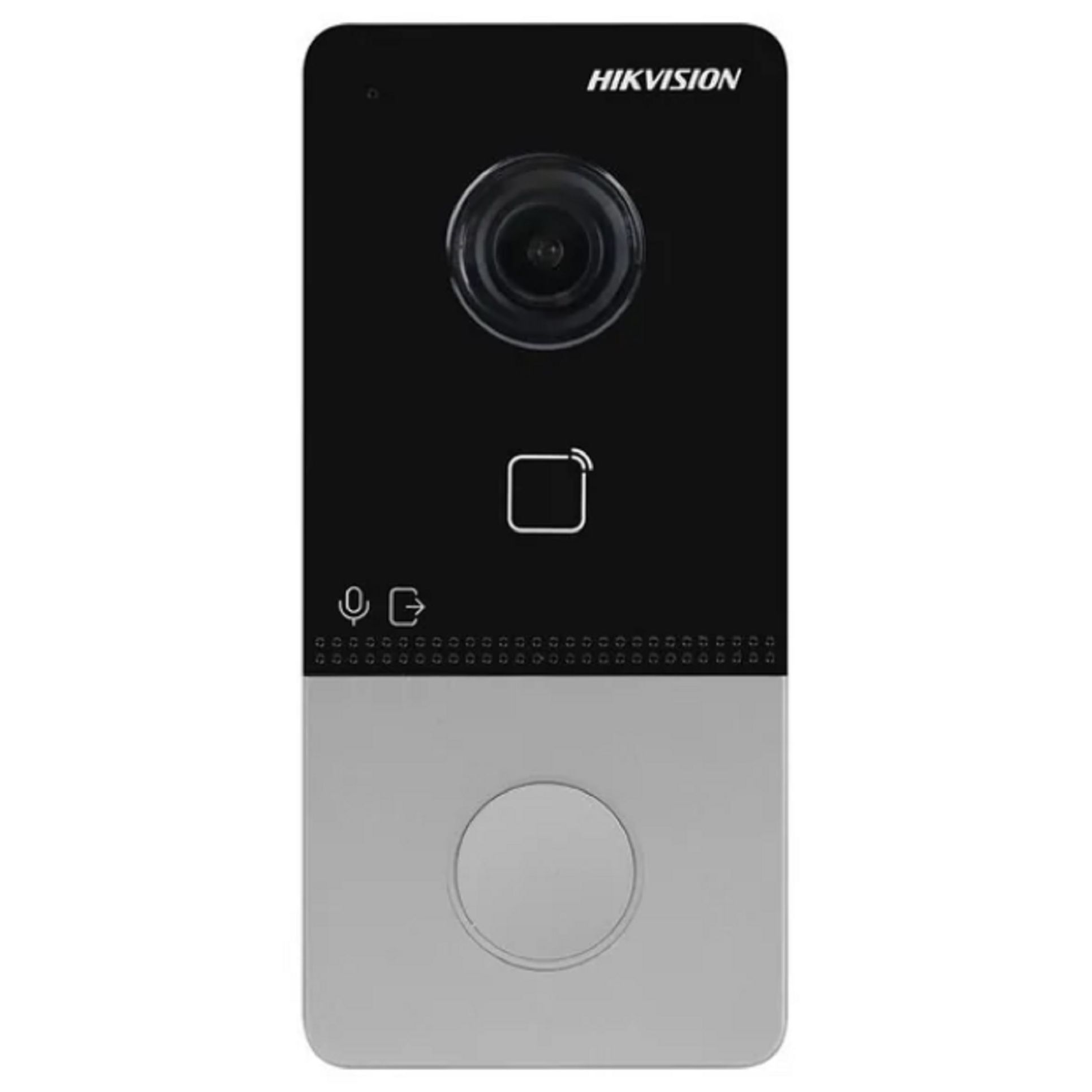 Hikvision egylakásos IP video-kaputelefon kültéri egység, műanyag, kártyaolvasóv