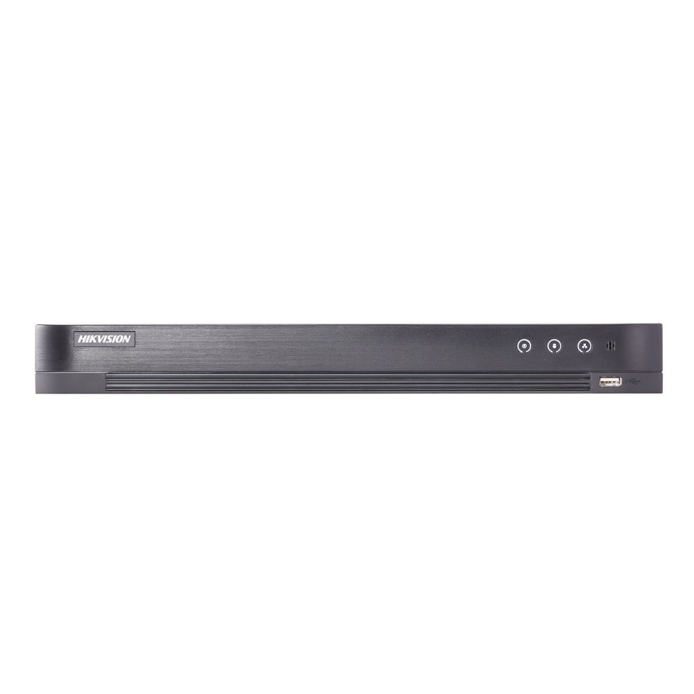 Hikvision Turbo HD rögzítő, (TVI)/AHD DVR, 8 video be+4 IP, 2HDD, 8Mpx:12fps