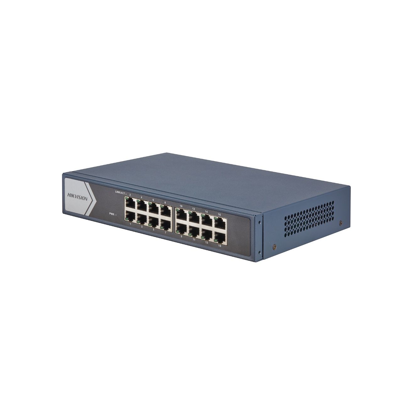 Hikvisoin DS-3E0516-E(B) 16 portos gigabites switch, nem menedzselhető