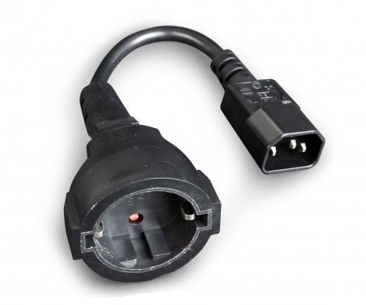 Gembird Tápkábel - PC-SFC14M-01 (Szünetmentes tápkábel adapter , IEC-320-C14, fe