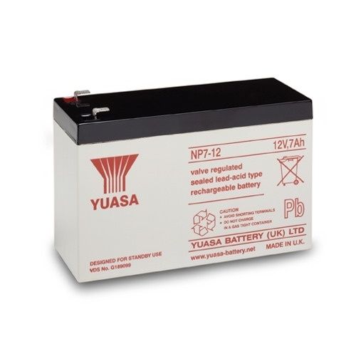 Yuasa Akku NP7-12  12V 7ah 151mm  x  65mm  x  94mm