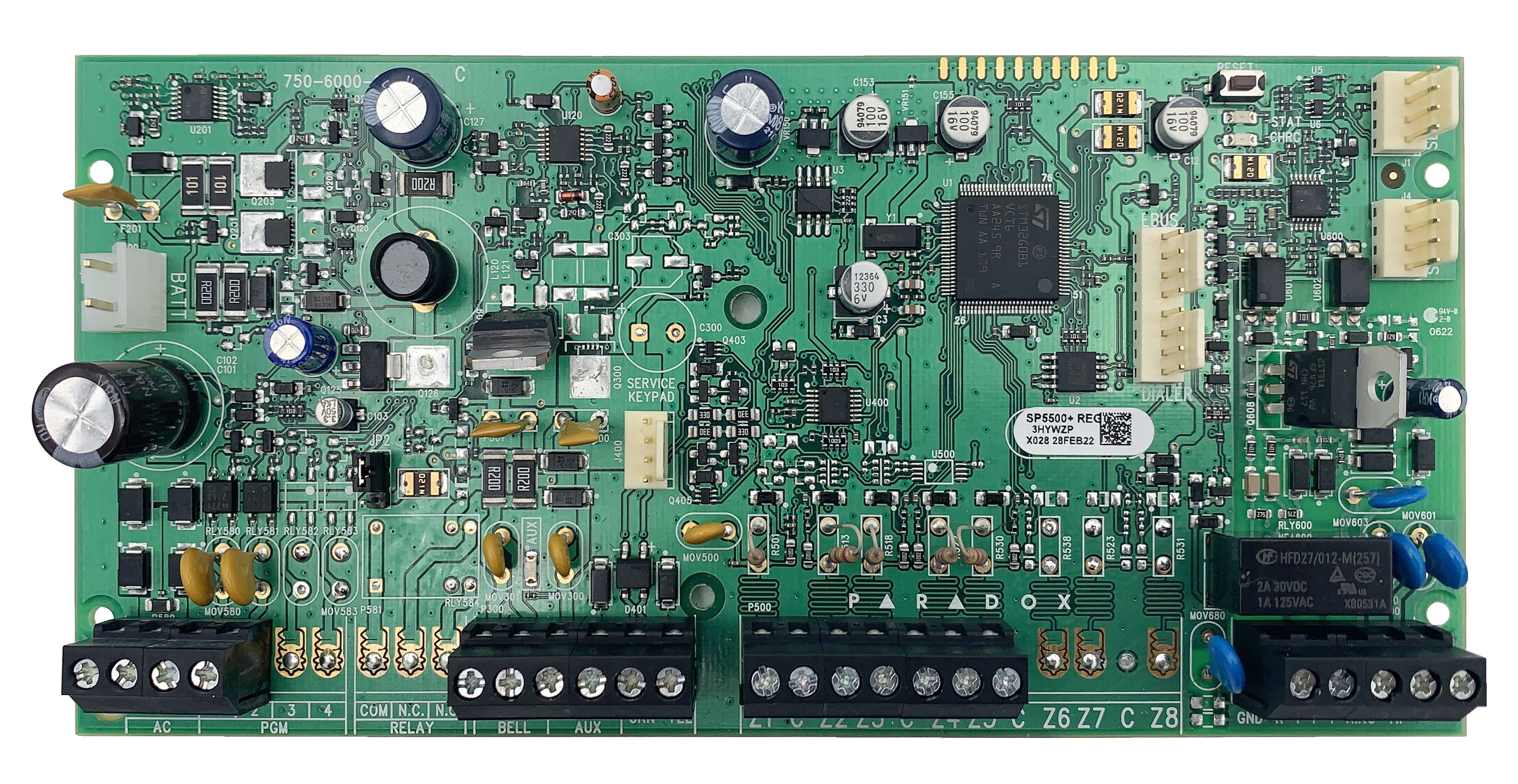 Paradox SP5500+ vezetékes központ