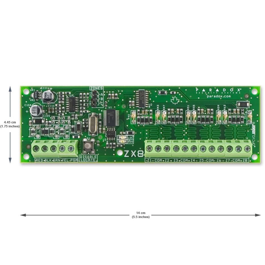 Paradox ZX8 Zónabővítő modul- EVO, MG, SP