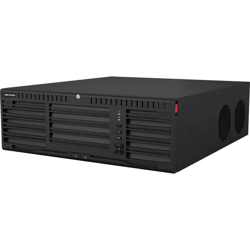 Hikvision 128 csatornás IP NVR, 32 Mpx, H.265,  Arcfelismerés, 16 HDD