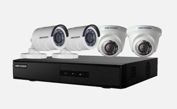 Hikvision DS-J142I/7104HGHI-F1+2+2CAM 4 csatornás Analóg HD rögzítő