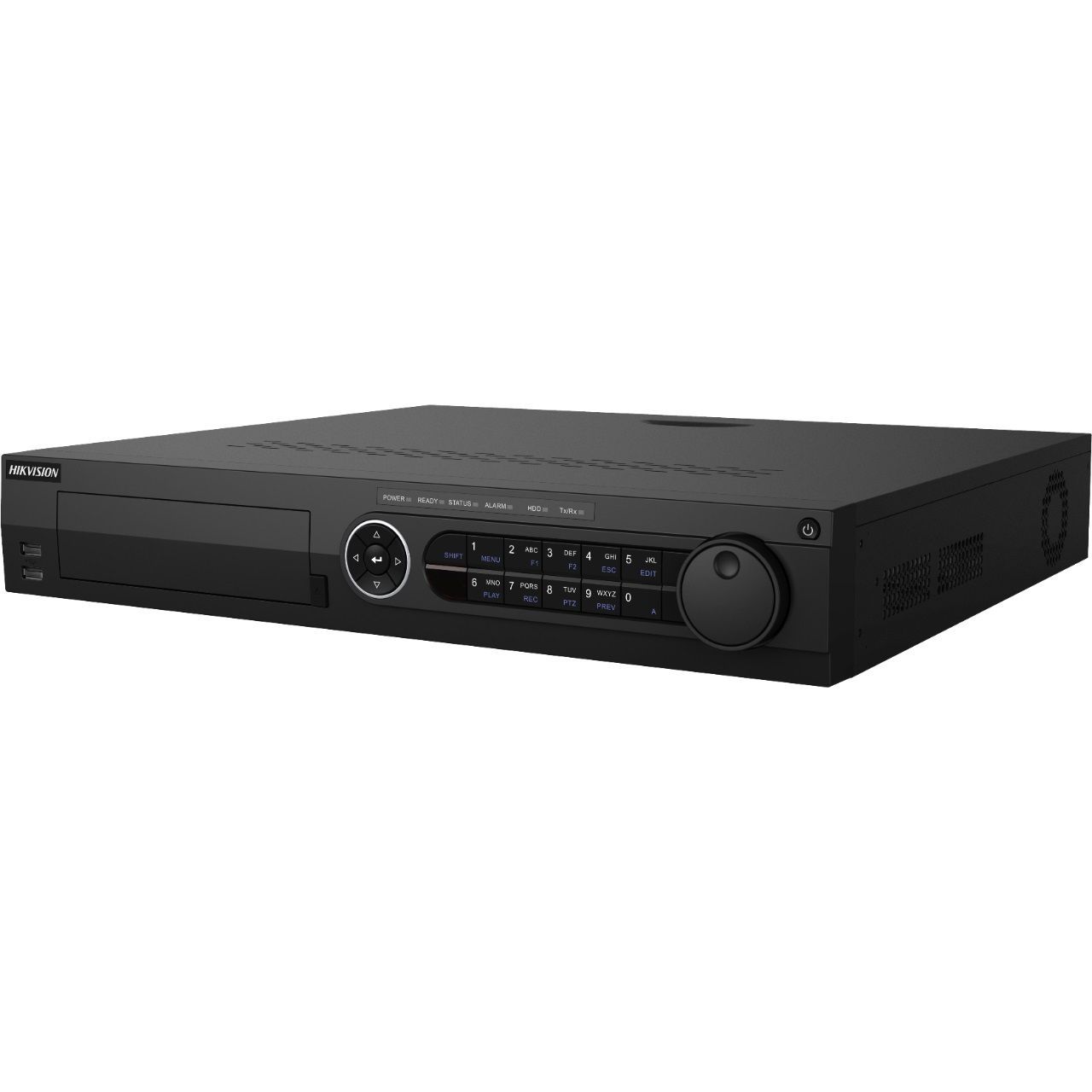 Hikvision 16+20 csatornás analóg HD DVR, 2 Mpx, H.265, VCA, 4 HDD, Multi-LAN