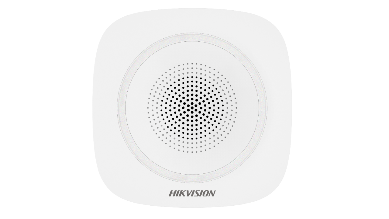 Hikvision DS-PS1-I-WE , beltéri, rádiós sziréna kék led fénnyel