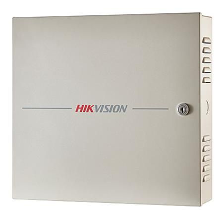 Hikvision, ajtóvezérlő, TCP/IP, RS-485, Wiegand 26/34 bit, 2 db zár / 4 db riasz