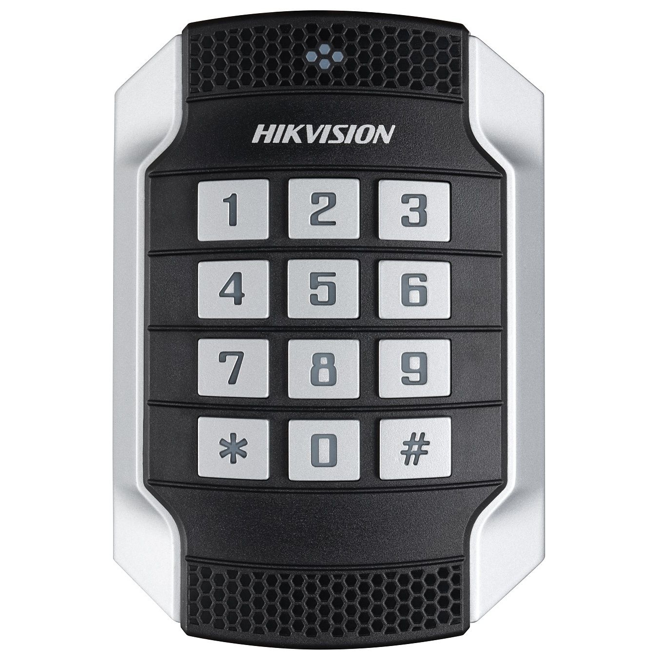 Hikvision, kártyaolvasó, 13,56 MHz, Mifare, Wiegand 26/34 bit, RS-485, kültéri