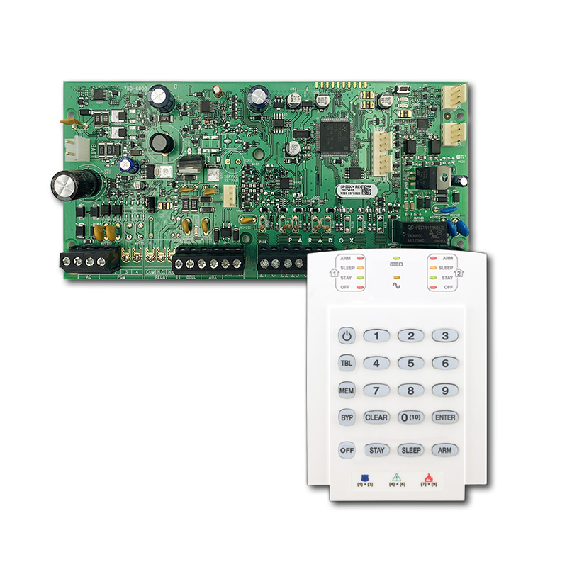 Paradox SP5500+ és K10V szett vezetékes központ szett