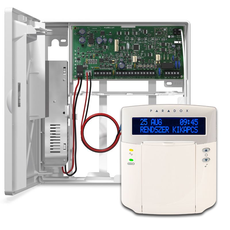 Paradox MG5075, K32LCD+ rádiós központ szett