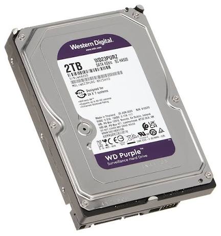 Western Digital Belső HDD 3.5" 2TB - WD23PURZ (5400rpm, 256MB puffer, SATA3 - Pu