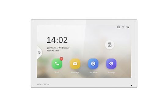 Hikvision DS-KH6350-WTE1/White - IP videokaputelefon beltéri egység KH6 szériáho