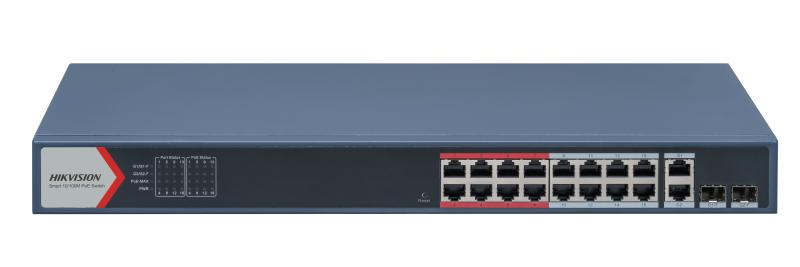 Hikvision DS-3E1318P-EI(B) PoE Switch