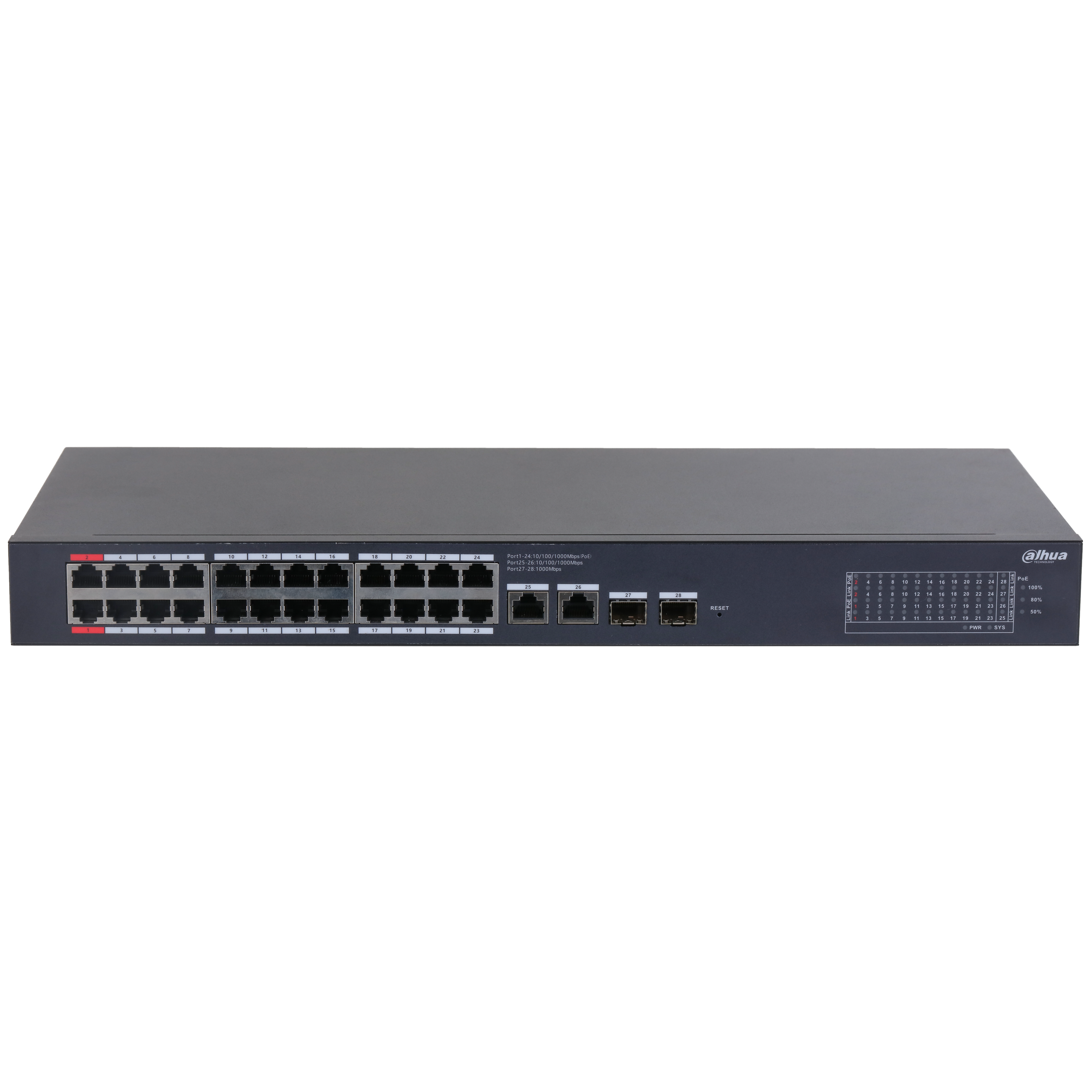 Dahua CS4228-24GT-375 Cloud PoE switch