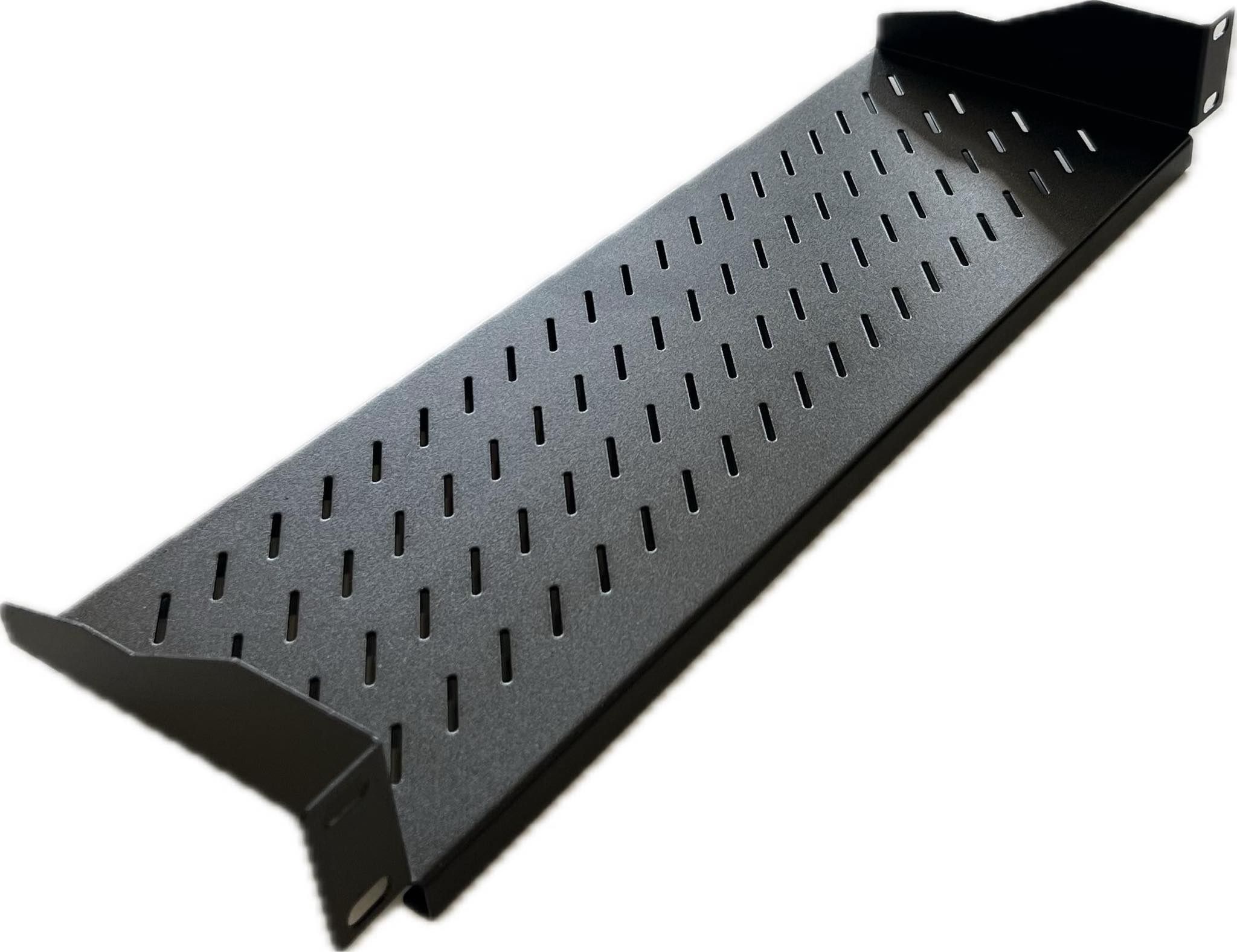Techson tálca 19"-os rackszekrényhez, perforált, 1U magas, 150 mm mély