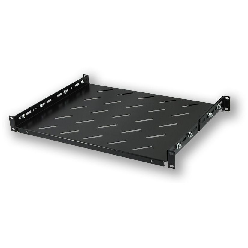 Techson tálca, perforált, 550 mm mély, rackszekrénybe