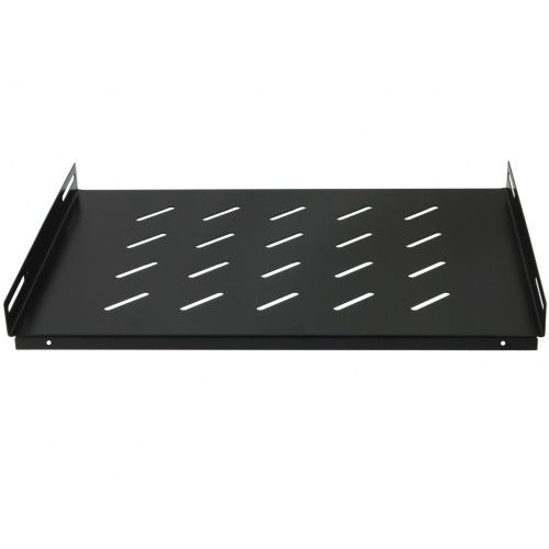 Techson tálca 1U magas perforált, max. terhelhetőség: 60 kg, 300 mm mély, racksz