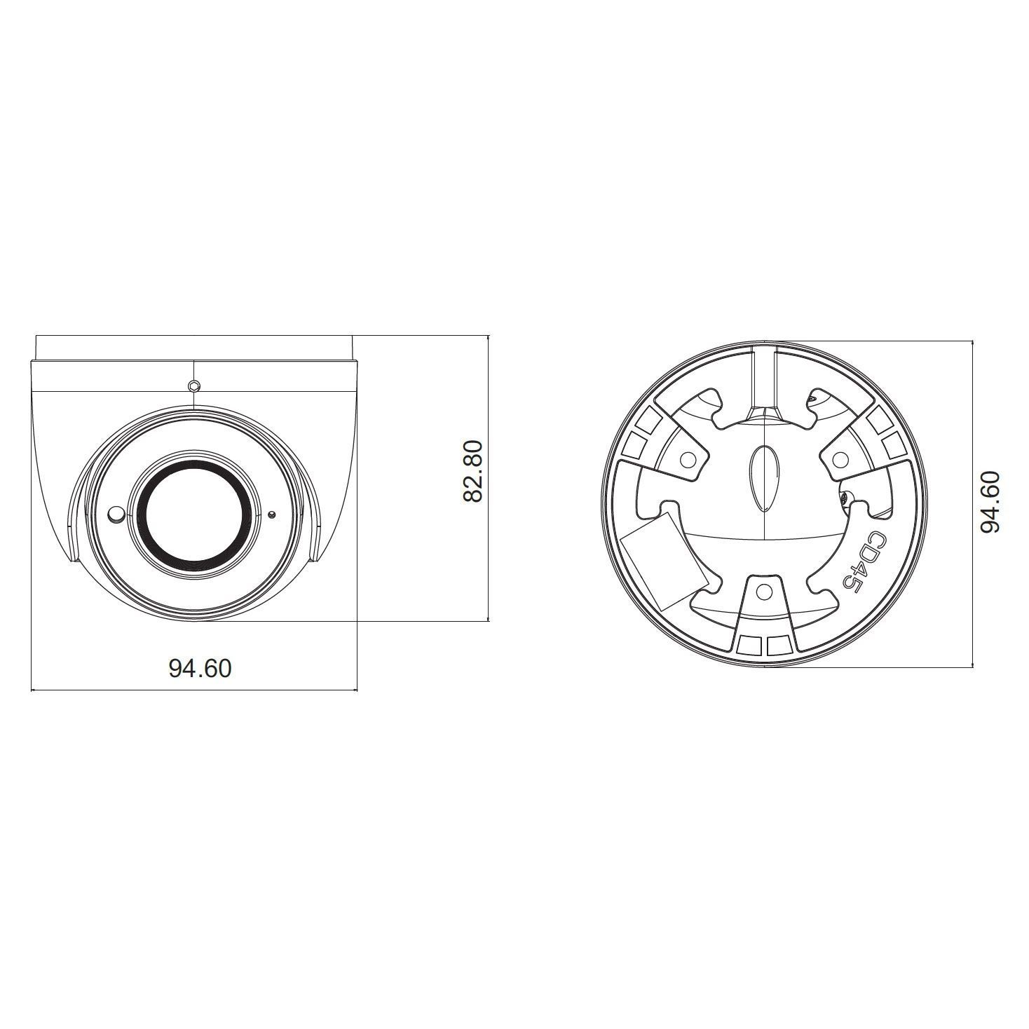 Techson TCI EH1 E004 W AM -2.8 4 Mpx-es IP kamera
