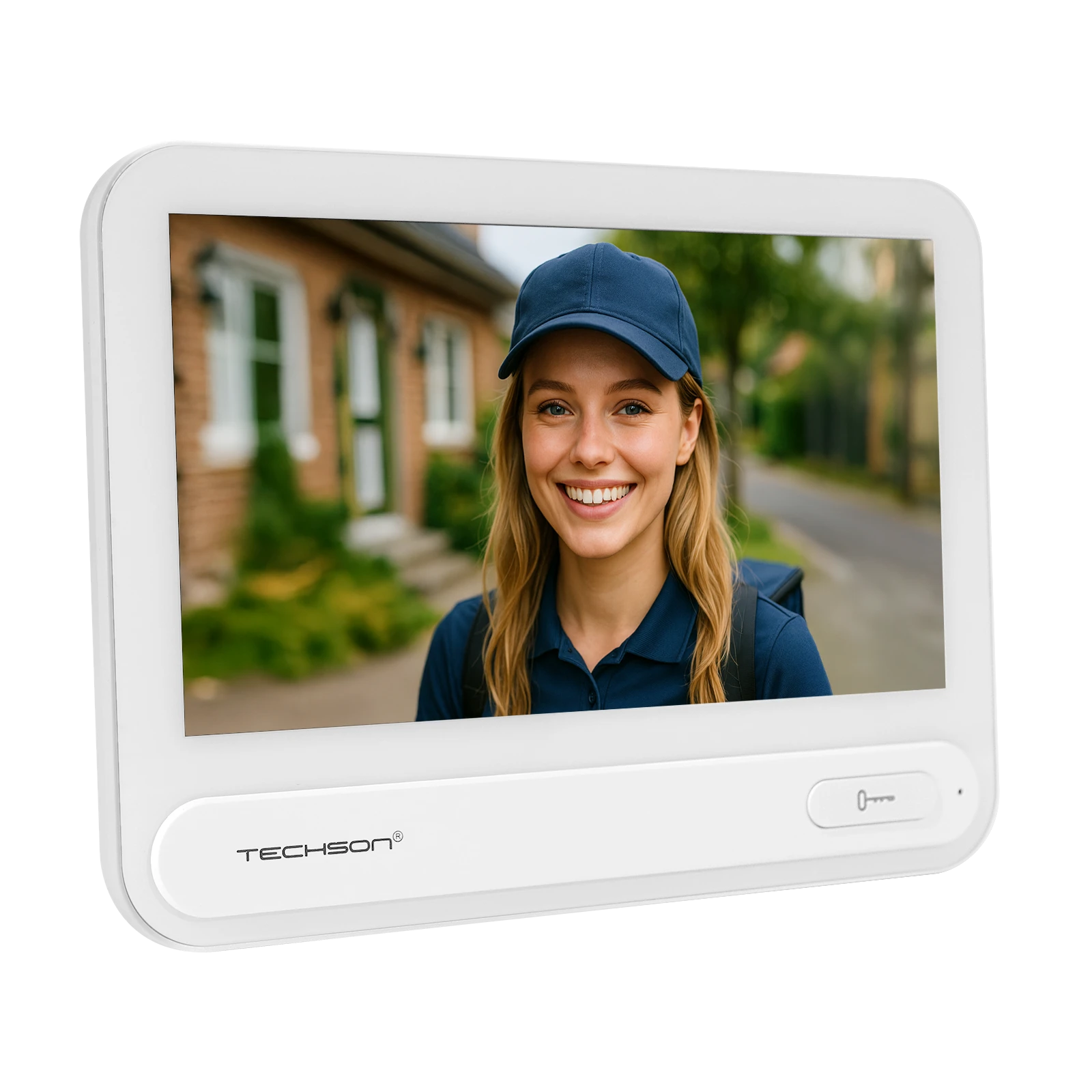 Techson TCTIS716WHITE Beltéri Video IP kaputelefon