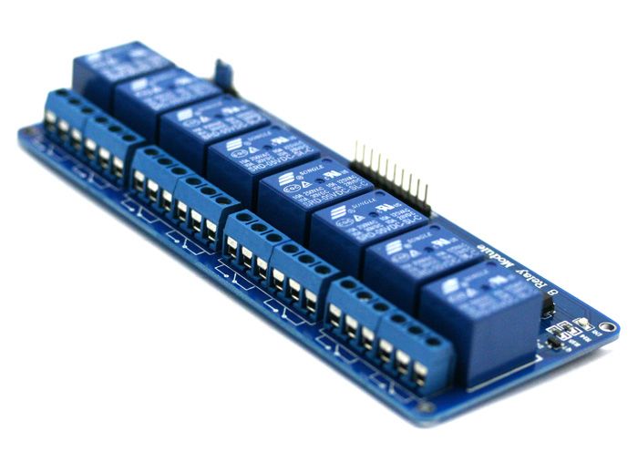 8 csatornás optocsatolós relémodul Raspberry PI-hez - Csak a készlet erejéig!
