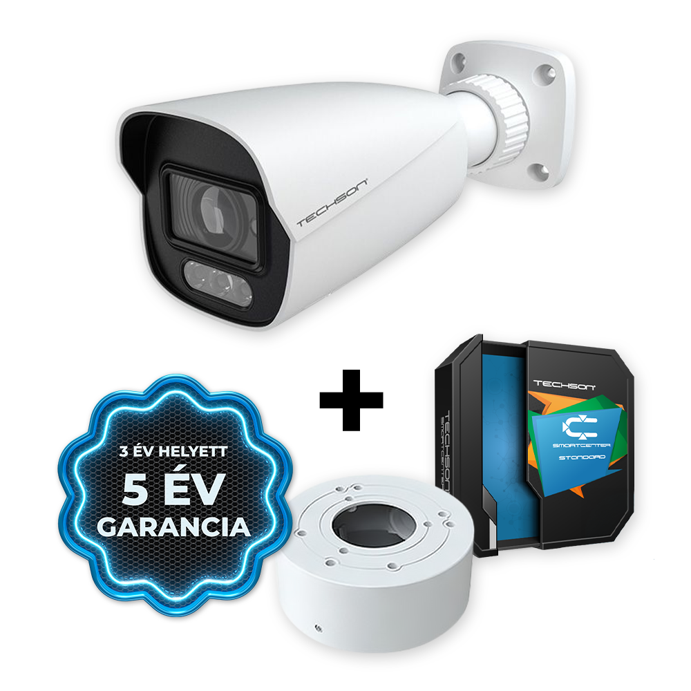 Techson TCI MS6 C006 WI50 AM Z4 /PA + JS + SCSTD1 6 Mpx-es IP kamera Kötődobozza