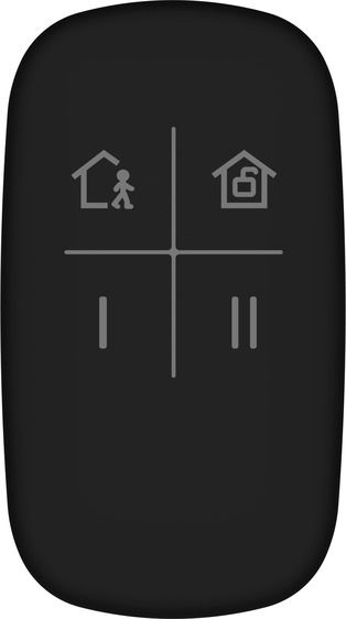 Hikvision DS-PKF1-WE(B)(/BLACK Rádiós távirányító, 868 MHz, fekete