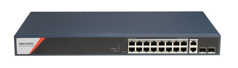 Hikvision DS-3E1520HP-SI-16P2T2F smart PoE switch