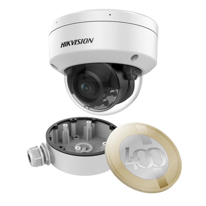 Hikvision DS-2CD2147G2H-LISU(2.8mm)(eF)+DS-1280ZJ-DM46 4 Mpx-es IP kamera