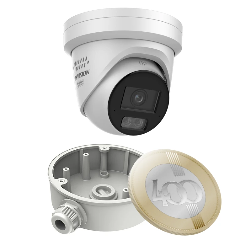 Hikvision DS-2CD2367G2H-LISU/SL(4mm)(eF)+DS-1280ZJ-PT6 6 Mpx-es IP kamera