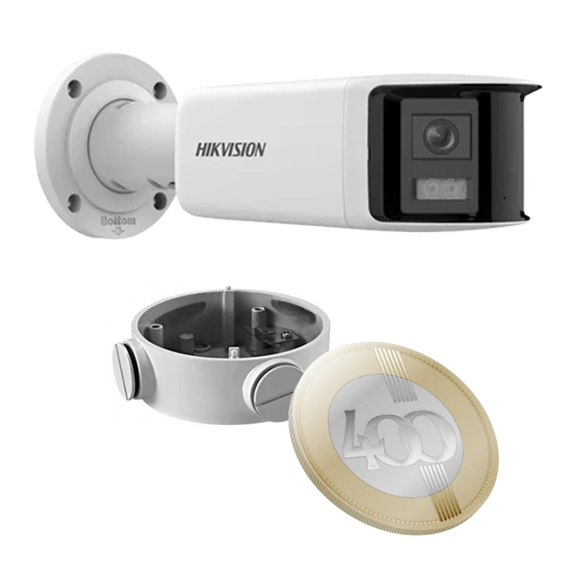 Hikvision DS-2CD2T87G2P-LSU/SL(4mm)(C)+DS-1260ZJ 8 Mpx-es IP kamera