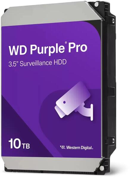 Western Digital WD102PURP 10TB HDD 3,5" Purple, HDD, SATA III, Surveillance