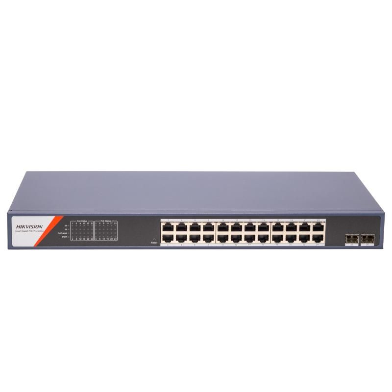 Hikvision DS-3E1526P-SI-24P2F smart PoE switch, 26 port