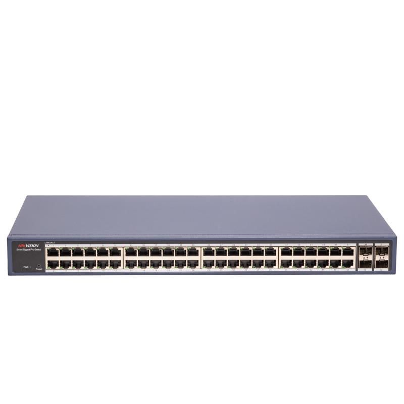 Hikvision DS-3E1552-SI-48T4F aggragációs Switch, 52 port
