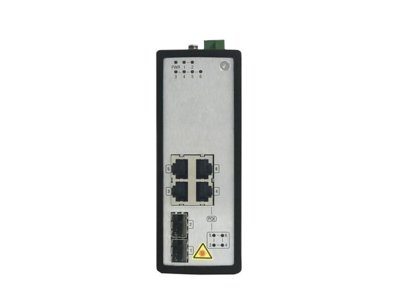 Hikvision DS-3T0506P ipari PoE switch, 6 port