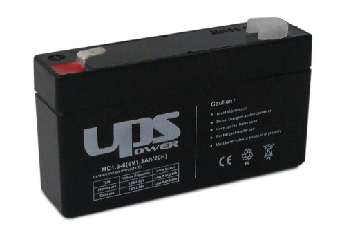 UPS power 6V 1,2 Ah akkumulátor, f1 4,8 mm-es csúszósaru