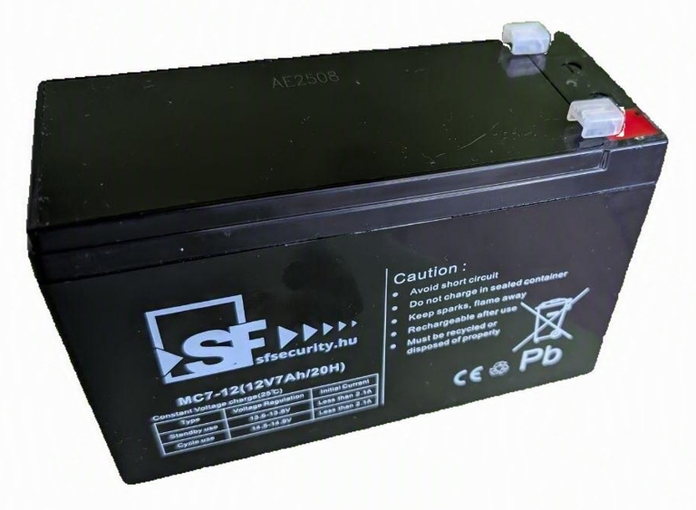 SF Security akkumulátor 12V 7 Ah