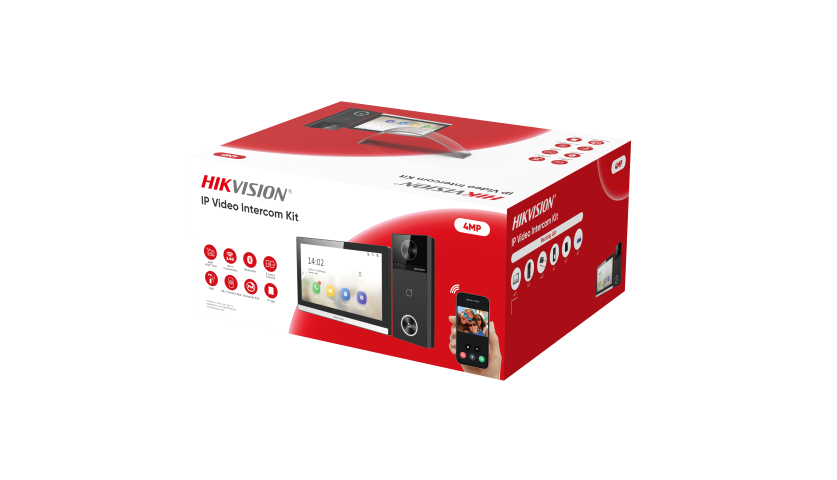 Hikvision DS-KIS610-P Egylakásos Video IP kaputelefon szett